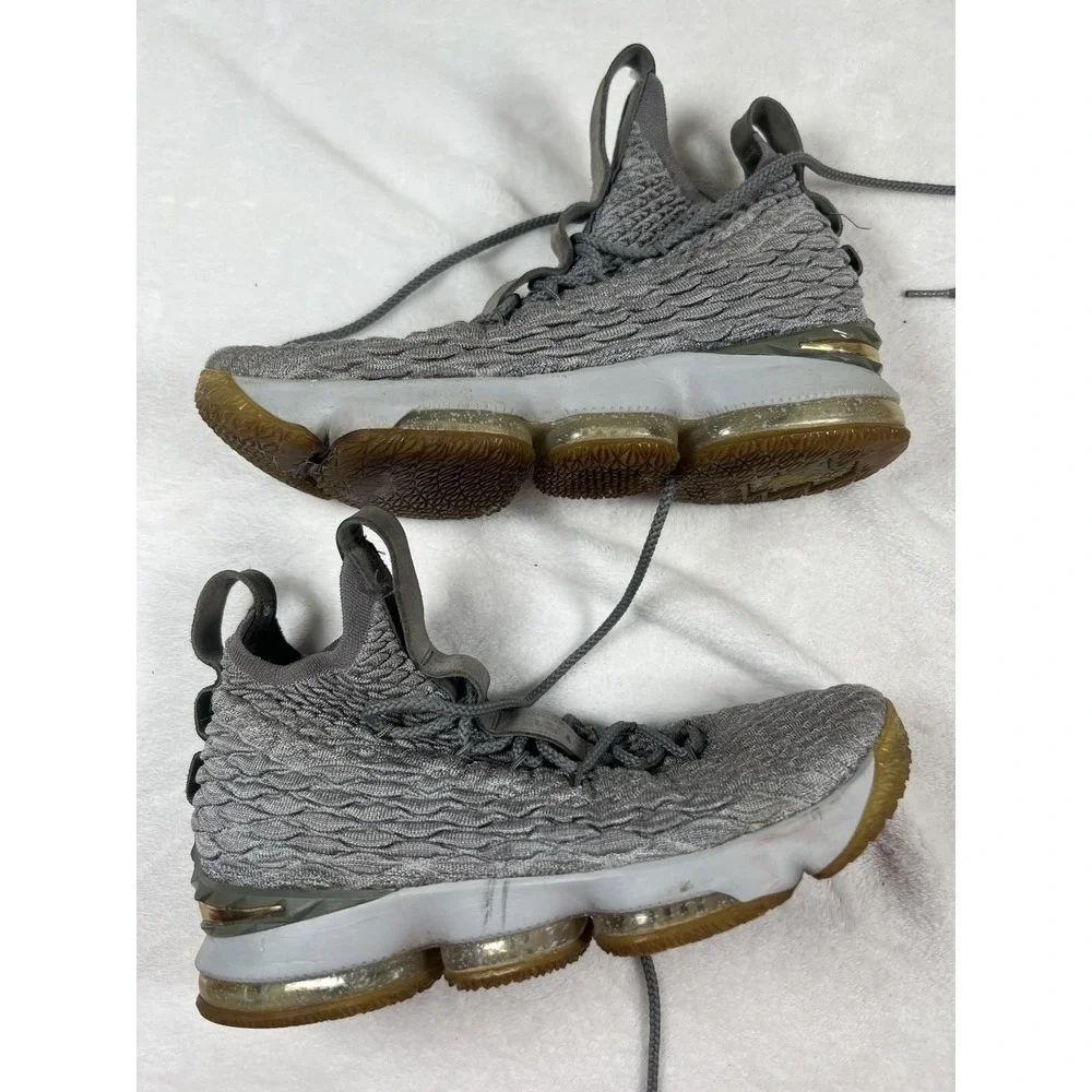 Nike LeBron James 15 City Edition Gray Size 10 Basketball Shoes